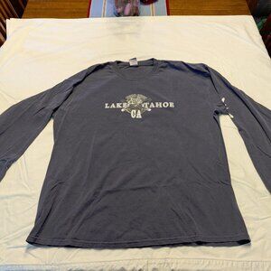 Lake Tahoe Graphic Long Sleeve Tee Shirt